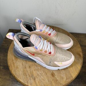 Nike Air Max 270 React Shoes Womens Size 8 Mesh CW5589-600 Running Athletic Snea